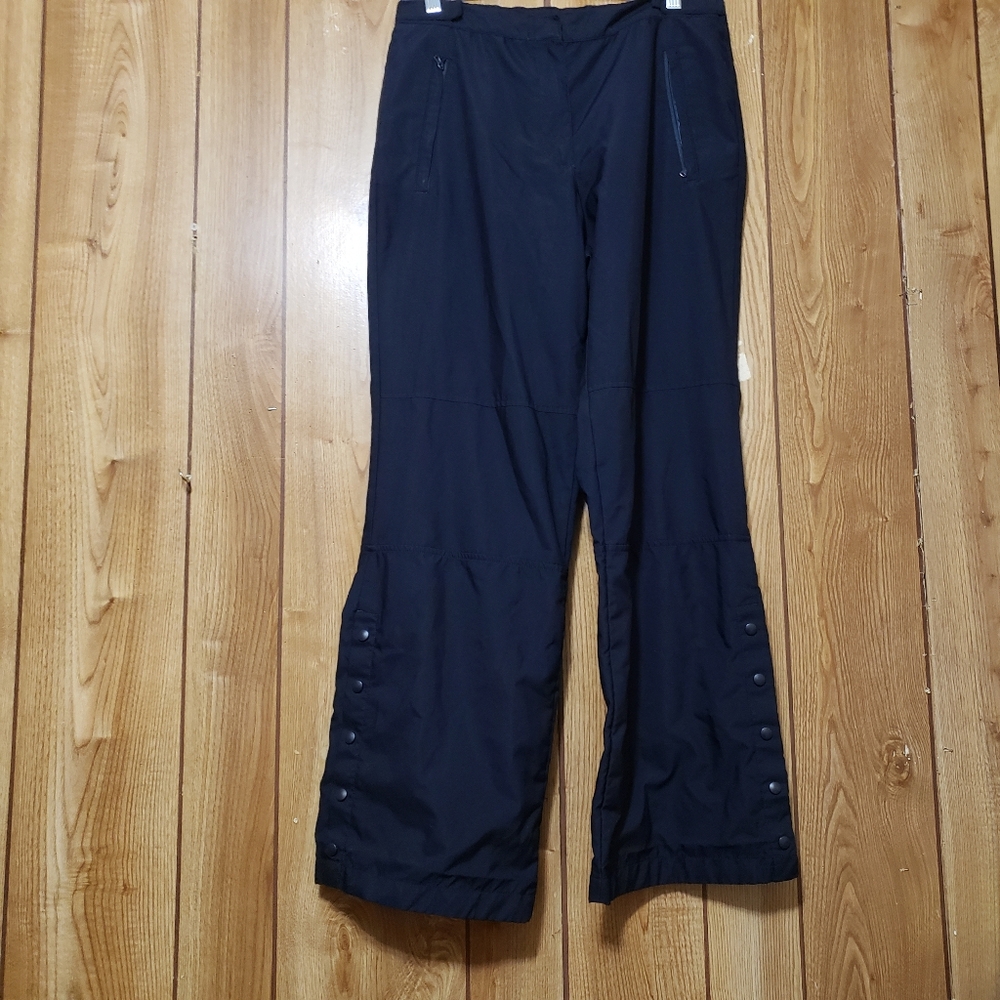 NY Jeans Over Pants Women's 8 Snap Up Calves Adjustable Waist Pockets